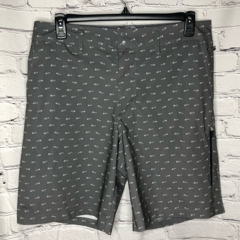 Champion Fish Bone Fishing Fast Dry Shorts sz 36